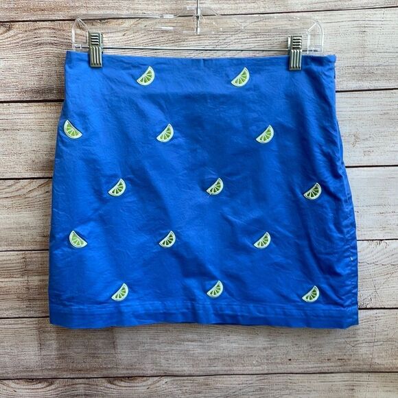 VINEYARD VINES SKIRT WITH EMBROIDERED LIMES‎ - Picture 1 of 5